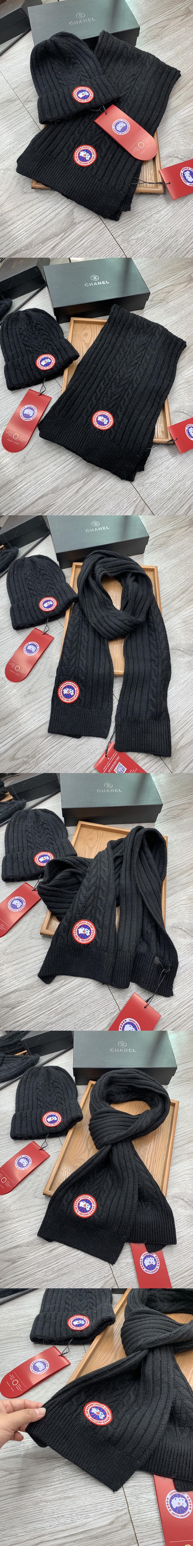 캐나다구스 모자+목도리 세트 CA-C71S51 레플리카 미러급 SA급 S급 고퀄리티 하이엔드 최상급 [남성여성공용] 2