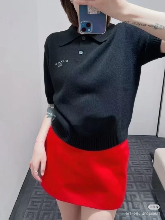 지방시 울 캐시미어 폴로 탑 레플리카 미러급 SA급 S급 고퀄리티 하이엔드 최상급 의류 [여성] 2