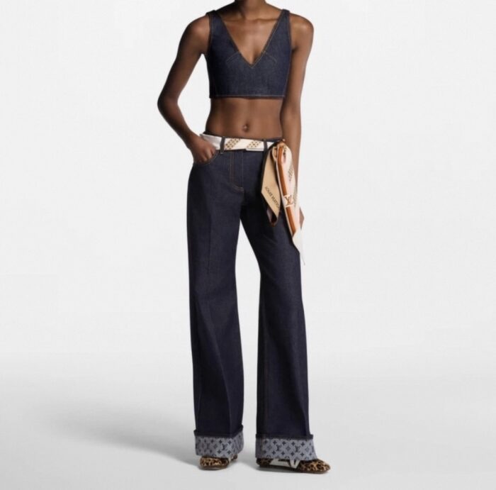 루이비통 커프 스트레이트 플레어 팬츠 레플리카 미러급 SA급 S급 고퀄리티 하이엔드 최상급 의류 [여성] 20