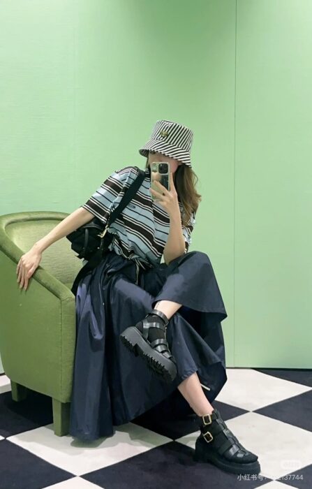프라다 스트라이프 티셔츠 레플리카 미러급 SA급 S급 고퀄리티 하이엔드 최상급 의류 [남성여성공용] 5