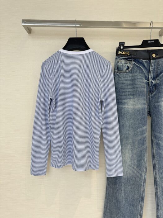셀린느 스트라이프 긴팔 티셔츠 레플리카 미러급 SA급 S급 고퀄리티 하이엔드 최상급 의류 [여성] 3