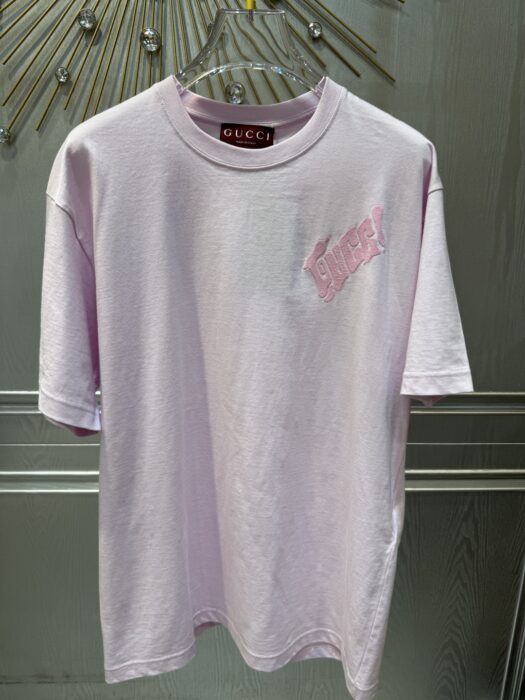 구찌 핑크 반팔 티셔츠 레플리카 미러급 SA급 S급 고퀄리티 하이엔드 최상급 의류 [남성여성공용] 2