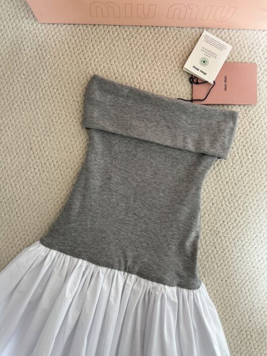 미우 미우 포플린 앤 저지 미니스커트 레플리카 미러급 SA급 S급 고퀄리티 하이엔드 최상급 의류 [여성] 27