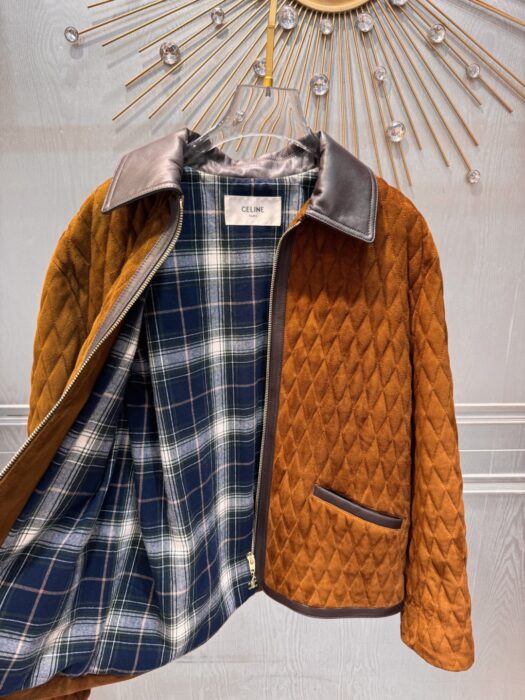 셀린느 스웨이드 퀼티드 자켓 레플리카 미러급 SA급 S급 고퀄리티 하이엔드 최상급 의류 [여성] 4