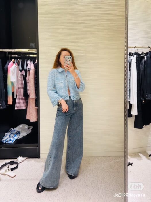 샤넬 포켓 플라워 진 레플리카 미러급 SA급 S급 고퀄리티 하이엔드 최상급 의류 [여성] 5