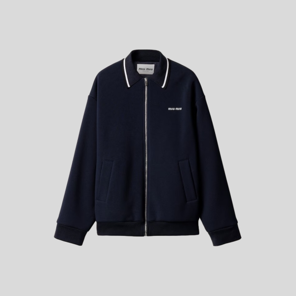 미우미우 본디드 피케 및 테크니컬 저지 블루종 자켓 레플리카 미러급 SA급 S급 고퀄리티 하이엔드 최상급 의류 [여성] 17