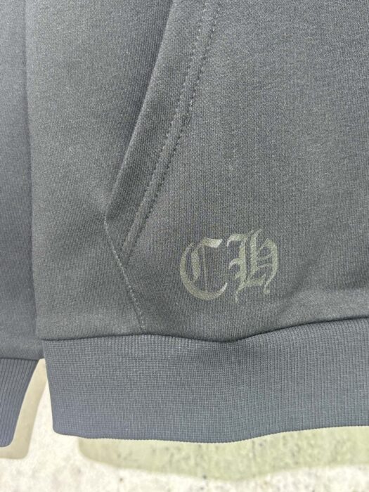 크롬하츠 모노그램 프린트 후드집업 블랙 레플리카 미러급 SA급 S급 고퀄리티 하이엔드 최상급 의류 [남성여성공용] 18