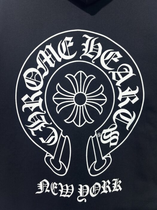 크롬하츠 모노그램 프린트 후드집업 블랙 레플리카 미러급 SA급 S급 고퀄리티 하이엔드 최상급 의류 [남성여성공용] 20