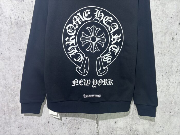 크롬하츠 모노그램 프린트 후드집업 블랙 레플리카 미러급 SA급 S급 고퀄리티 하이엔드 최상급 의류 [남성여성공용] 13