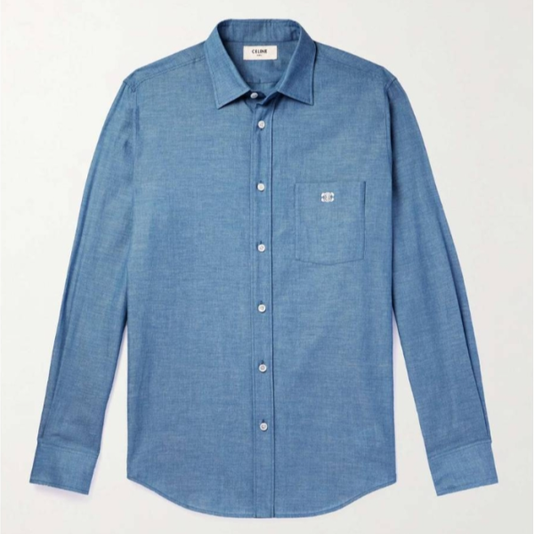 셀린느 트라이엄프 코튼샴브레이 셔츠 레플리카 미러급 SA급 S급 고퀄리티 하이엔드 최상급 의류 [남성여성공용]