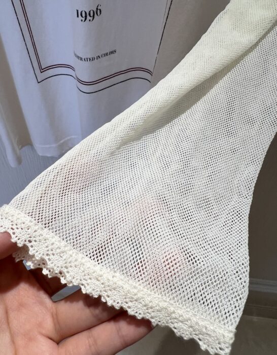 아크네스튜디오 레이어드 프린트 티셔츠 레플리카 미러급 SA급 S급 고퀄리티 하이엔드 최상급 의류 [여성] 4