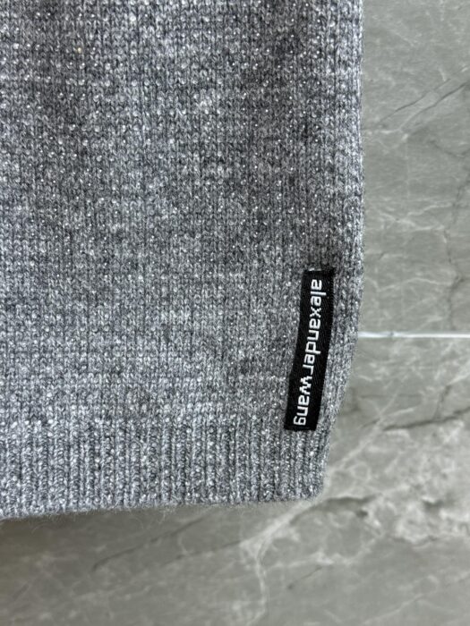 알렉산더왕 그레이 울 블렌드 핫픽스 미니스커트 레플리카 미러급 SA급 S급 고퀄리티 하이엔드 최상급 의류 [여성] 9