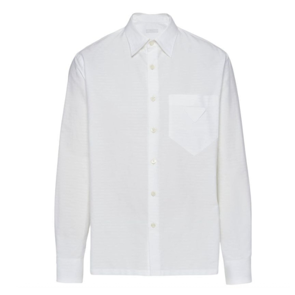 프라다 트라이앵글 로고 셔츠 레플리카 미러급 SA급 S급 고퀄리티 하이엔드 최상급 의류 [남성여성공용]