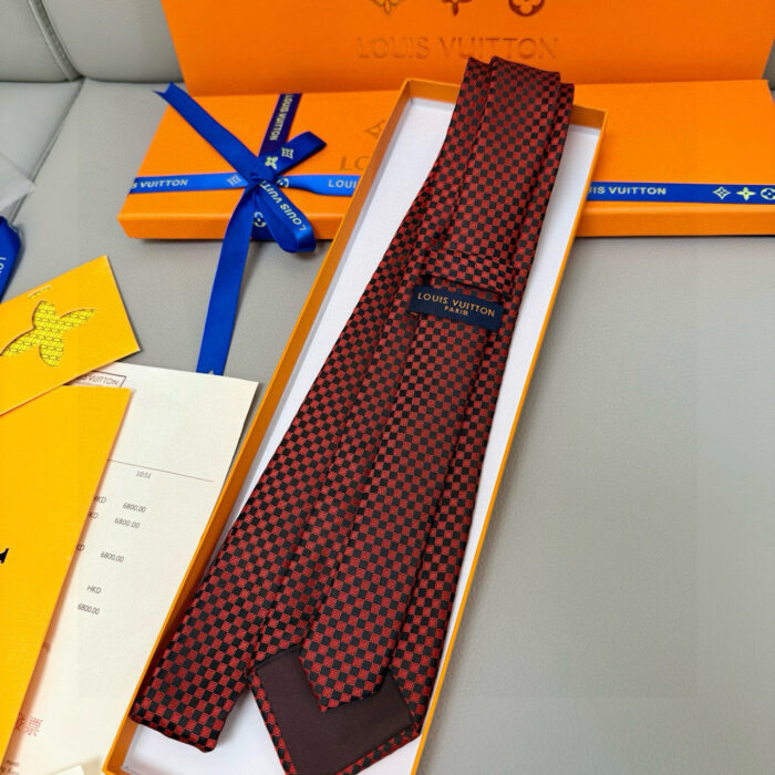 루이비통 LV 다미에 넥타이 레드 M78752 레플리카 미러급 SA급 S급 고퀄리티 최상급 하이엔드 [남성] 3