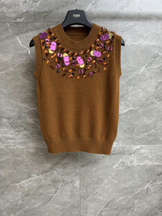 펜디 러스트 울 캐시미어 베스트 레플리카 미러급 SA급 S급 고퀄리티 하이엔드 최상급 의류 [여성] 8