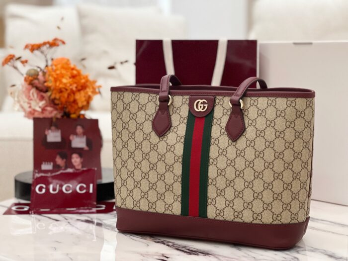 구찌 오피디아 미디엄 토트백 836849 와인 레플리카 미러급 SA급 S급 고퀄리티 최상급 하이엔드 가방 [여성] 4
