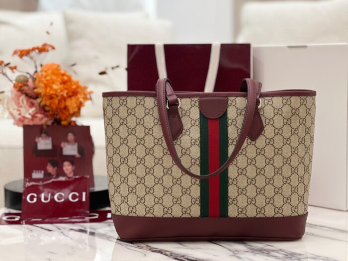 구찌 오피디아 미디엄 토트백 836849 와인 레플리카 미러급 SA급 S급 고퀄리티 최상급 하이엔드 가방 [여성] 2