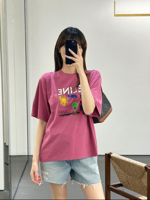셀린느 티셔츠 레플리카 미러급 SA급 S급 고퀄리티 하이엔드 최상급 의류 [남성여성공용] 5