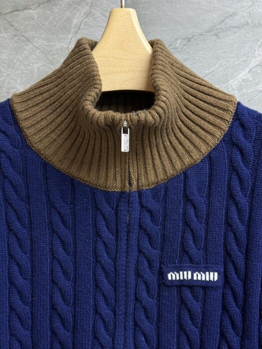 미우미우 케이블 니트 가디건 레플리카 미러급 SA급 S급 고퀄리티 하이엔드 최상급 의류 [여성] 7