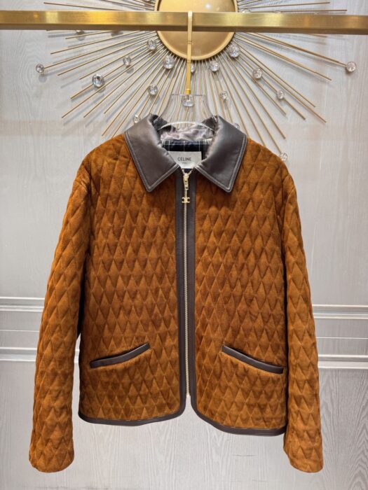 셀린느 스웨이드 퀼티드 자켓 레플리카 미러급 SA급 S급 고퀄리티 하이엔드 최상급 의류 [여성] 2