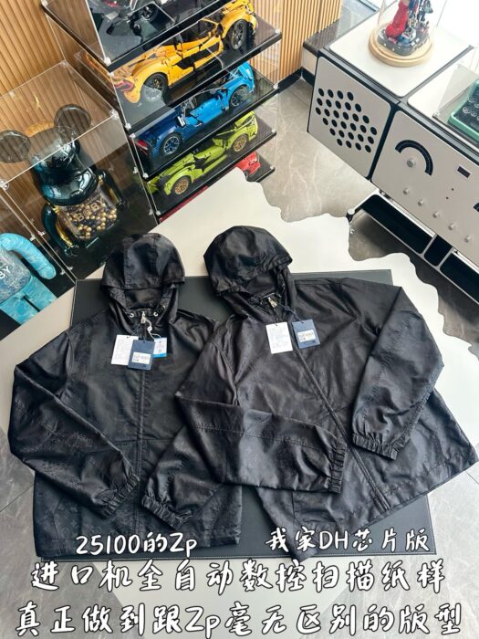 루이비통 올 오버 자카드 단색 바람막이 블랙 레플리카 미러급 SA급 S급 고퀄리티 하이엔드 최상급 의류 [남성여성공용] 5