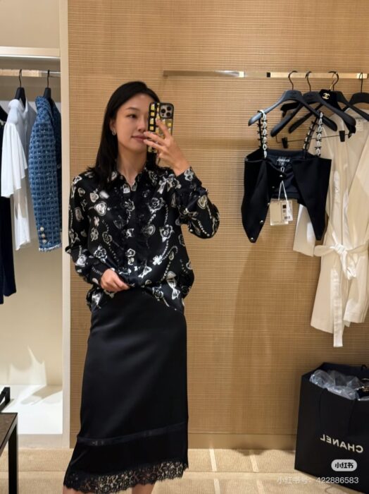 샤넬 뉴 레이스 카멜리아 러브 리본 셔츠 레플리카 미러급 SA급 S급 고퀄리티 하이엔드 최상급 의류 [여성] 11