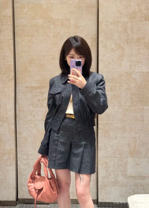 펜디 라이트 블루 샴브레이 보머 자켓 레플리카 미러급 SA급 S급 고퀄리티 하이엔드 최상급 의류 [여성] 9