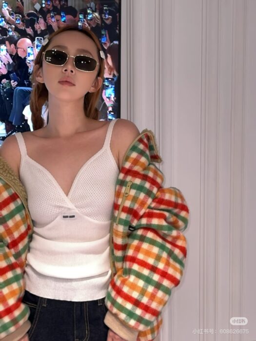 미우미우 플리스 안감 체크 블루종 자켓 레플리카 미러급 SA급 S급 고퀄리티 하이엔드 최상급 의류 [여성] 11