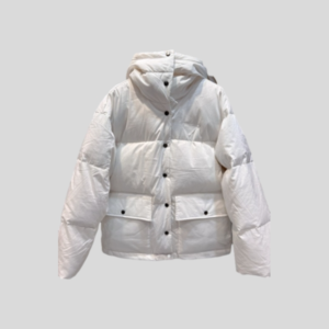 프라다 화이트 후드 다운 자켓 레플리카 미러급 SA급 S급 고퀄리티 하이엔드 최상급 의류 [여성]