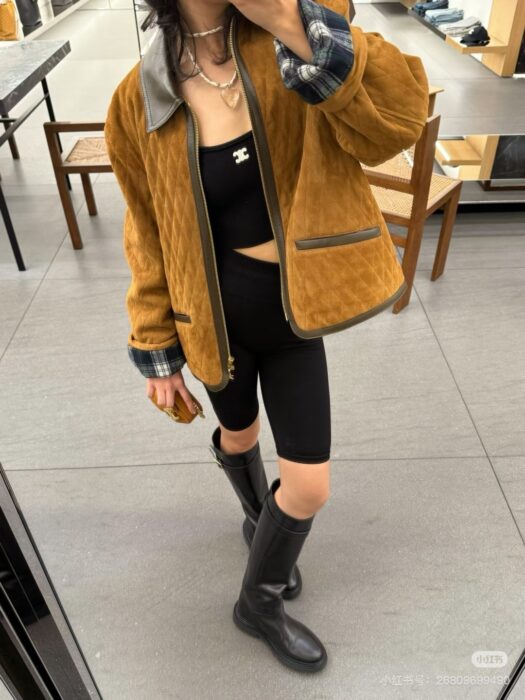 셀린느 스웨이드 퀼티드 자켓 레플리카 미러급 SA급 S급 고퀄리티 하이엔드 최상급 의류 [여성] 21