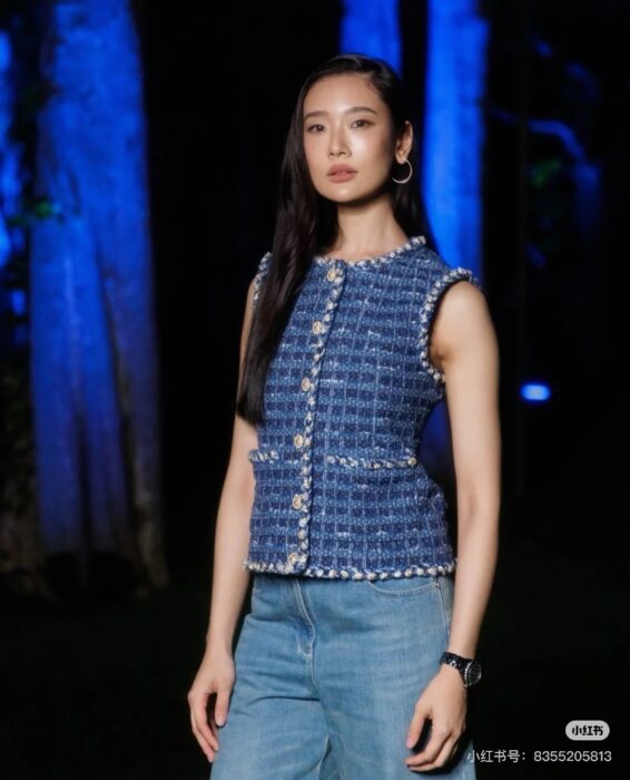 샤넬 블루 체크 베스트 레플리카 미러급 SA급 S급 고퀄리티 하이엔드 최상급 의류 [여성] 4