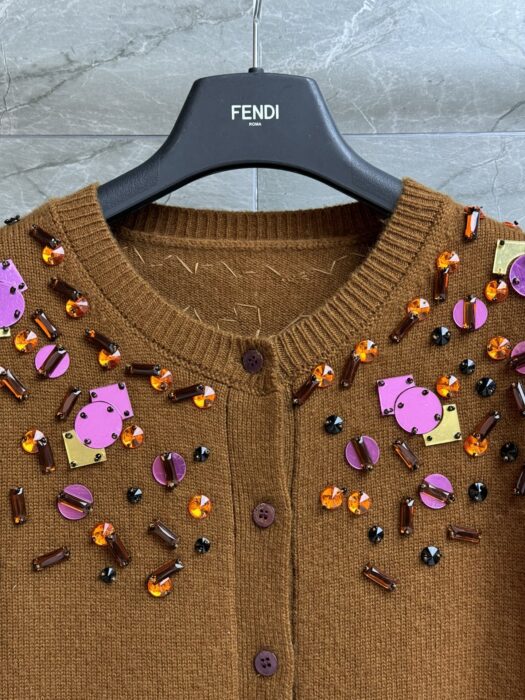 펜디 러스트 캐시미어 울 가디건 레플리카 미러급 SA급 S급 고퀄리티 하이엔드 최상급 의류 [여성] 7