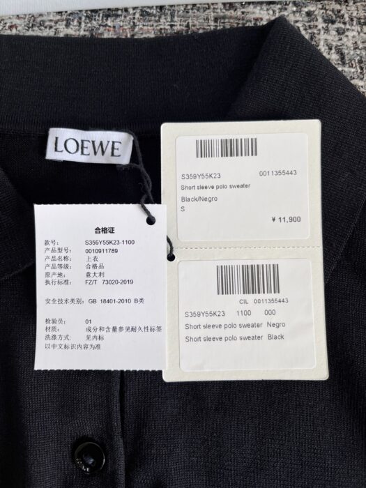 로에베 반팔 폴로 스웨터 레플리카 미러급 SA급 S급 고퀄리티 하이엔드 최상급 의류 [여성] 22