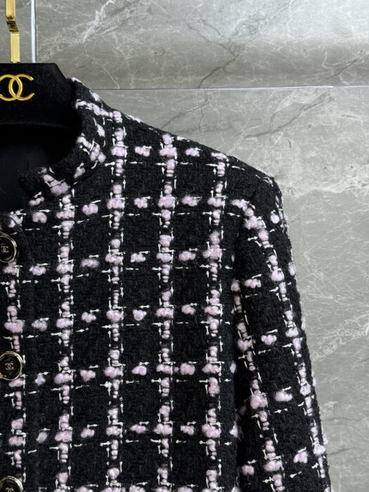 샤넬 블랙&핑크 체크 자켓 레플리카 미러급 SA급 S급 고퀄리티 하이엔드 최상급 의류 [여성] 5