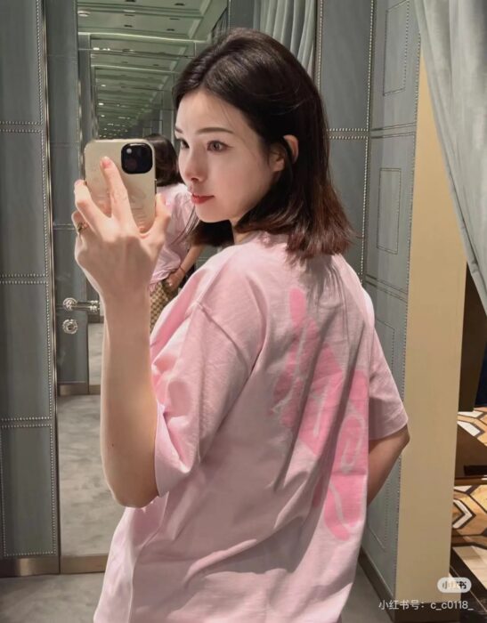 구찌 핑크 반팔 티셔츠 레플리카 미러급 SA급 S급 고퀄리티 하이엔드 최상급 의류 [남성여성공용] 16