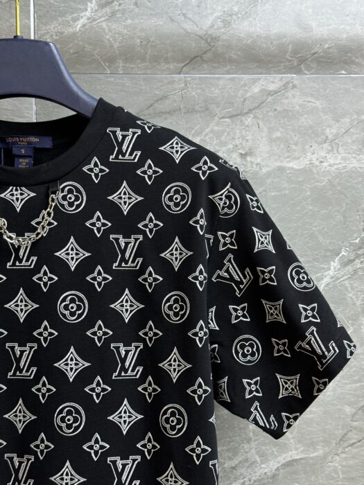 루이비통 모노그램 프린트 티셔츠 레플리카 미러급 SA급 S급 고퀄리티 하이엔드 최상급 의류 [여성] 4