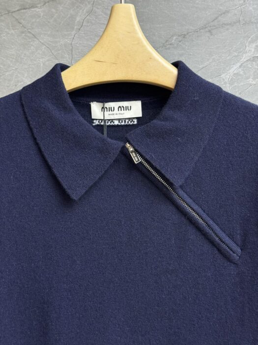 미우미우 캐시미어 폴로 셔츠 레플리카 미러급 SA급 S급 고퀄리티 하이엔드 최상급 의류 [여성] 4