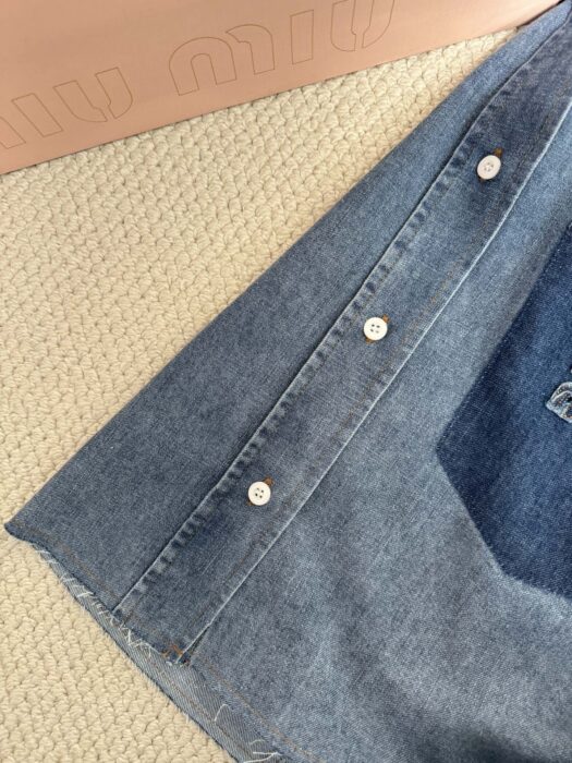미우미우 데님 셔츠 레플리카 미러급 SA급 S급 고퀄리티 하이엔드 최상급 의류 [여성] 12