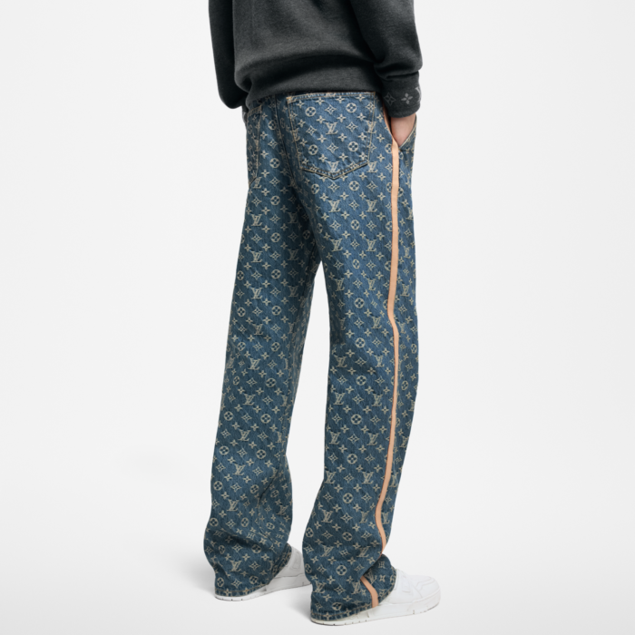 루이비통 모노그램 데님 테일러드 팬츠 1AGIUW 레플리카 미러급 SA급 S급 고퀄리티 하이엔드 최상급 의류 [남성여성공용] 5