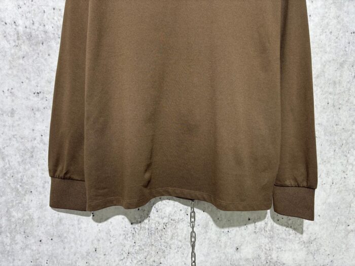 미우미우 흰색 모노그램 자수 폴로 카라티 브라운 레플리카 미러급 SA급 S급 고퀄리티 하이엔드 최상급 의류 [남성여성공용] 8