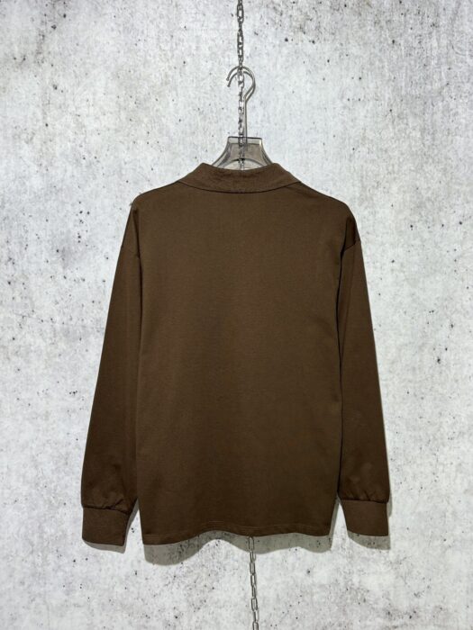 미우미우 흰색 모노그램 자수 폴로 카라티 브라운 레플리카 미러급 SA급 S급 고퀄리티 하이엔드 최상급 의류 [남성여성공용] 5