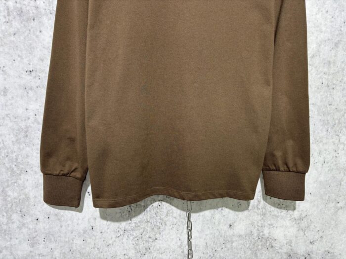 미우미우 흰색 모노그램 자수 폴로 카라티 브라운 레플리카 미러급 SA급 S급 고퀄리티 하이엔드 최상급 의류 [남성여성공용] 9