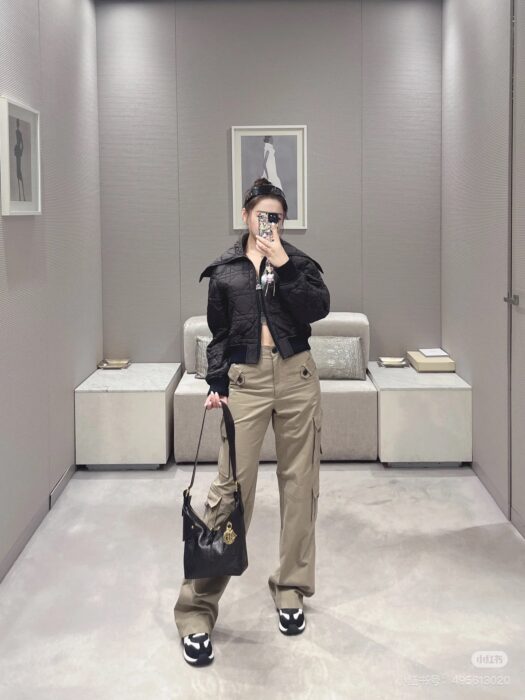 디올 오버사이즈 칼라 매크로까나쥬 자켓 레플리카 미러급 SA급 S급 고퀄리티 하이엔드 최상급 의류 [여성] 5