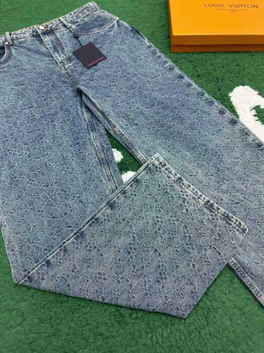 루이비통 모노그램 자카드 스케이트 데님 팬츠 1AGHVA 레플리카 미러급 SA급 S급 고퀄리티 하이엔드 최상급 의류 [남성여성공용] 9