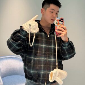 미우미우 코튼 체크 후드 자켓 그린 레플리카 미러급 SA급 S급 고퀄리티 하이엔드 최상급 의류 [남성여성공용]