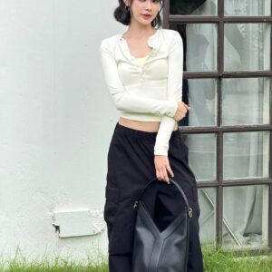 생로랑 가죽 소재 Y 탑 핸들 버킷백 블랙 840891 레플리카 미러급 SA급 S급 고퀄리티 최상급 하이엔드 숄더백 가방 [여성]