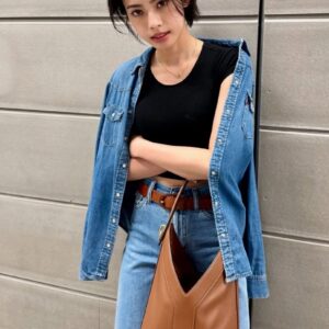 생로랑 가죽 소재 Y 탑 핸들 버킷 백 브라운 840891 레플리카 미러급 SA급 S급 고퀄리티 최상급 하이엔드 숄더백 가방 [여성]