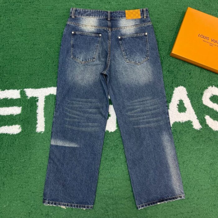 루이비통 선페이디드 이펙트 데님 팬츠 레플리카 미러급 SA급 S급 고퀄리티 하이엔드 최상급 의류 [남성여성공용] 10
