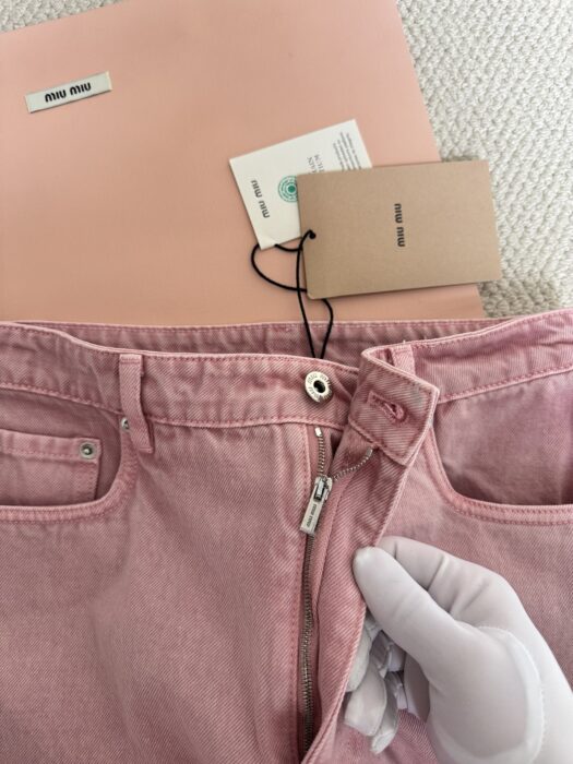 미우미우 핑크 진 레플리카 미러급 SA급 S급 고퀄리티 하이엔드 최상급 의류 [여성] 9