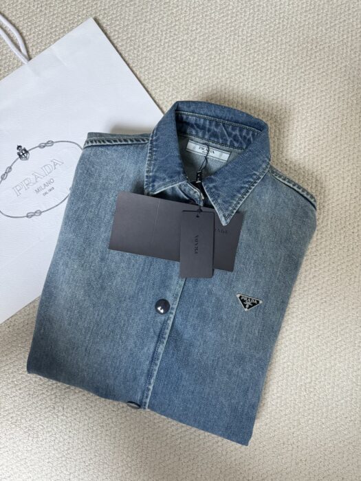 프라다 데님 셔츠 레플리카 미러급 SA급 S급 고퀄리티 하이엔드 최상급 의류 [여성] 14